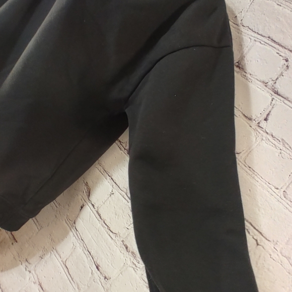 Pact Sweatshirt V Neck Courtside Black Soft Pullover M - Picture 6 of 11